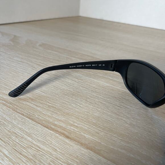 Ray-Ban RB2016 Daddy-O W2578 Sunglasses Black Rubber 59-17-125 Excellent Cond! - Picture 4 of 8